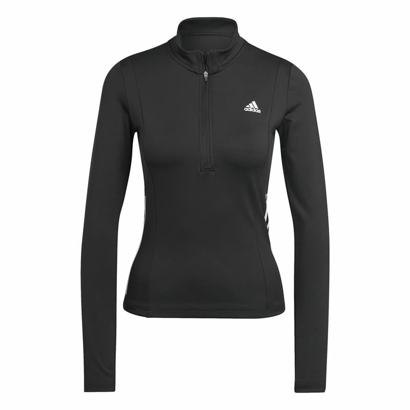 Damen Langarm-Hemd Adidas Schwarz