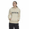 Damen Sweater mit Kapuze Adidas Essentials Logo Beige