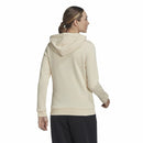 Damen Sweater mit Kapuze Adidas Essentials Logo Beige