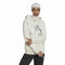 Damen Sweater mit Kapuze Adidas Essentials Logo Fleece Weiß