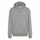 Herren Sweater mit Kapuze Adidas FeelVivid Fleece Drop Grau