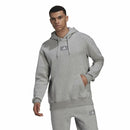 Herren Sweater mit Kapuze Adidas FeelVivid Fleece Drop Grau