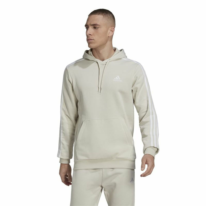 Herren Sweater mit Kapuze Adidas Essentials Beige