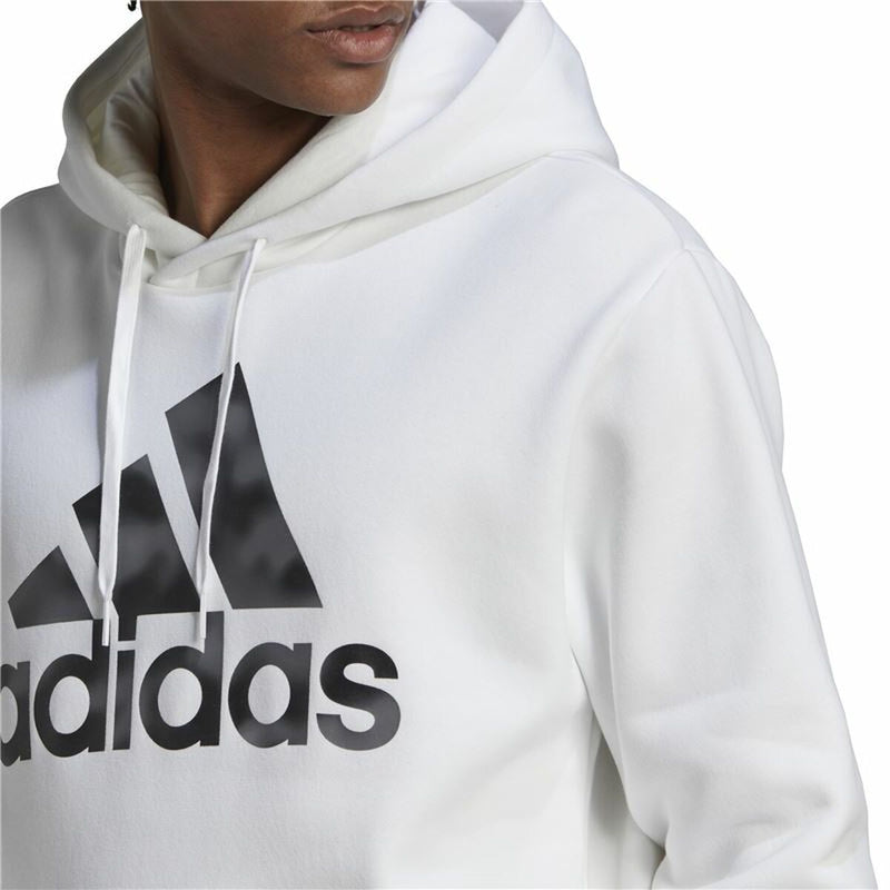 Herren Sweater mit Kapuze Adidas Essentials Camo Weiß