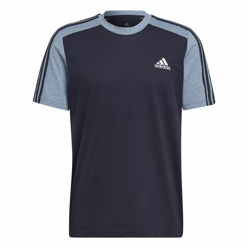 T-Shirt Adidas Essentials Mélange Dunkelblau