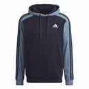 Herren Sweater mit Kapuze Adidas Mélange French Terry Dunkelblau