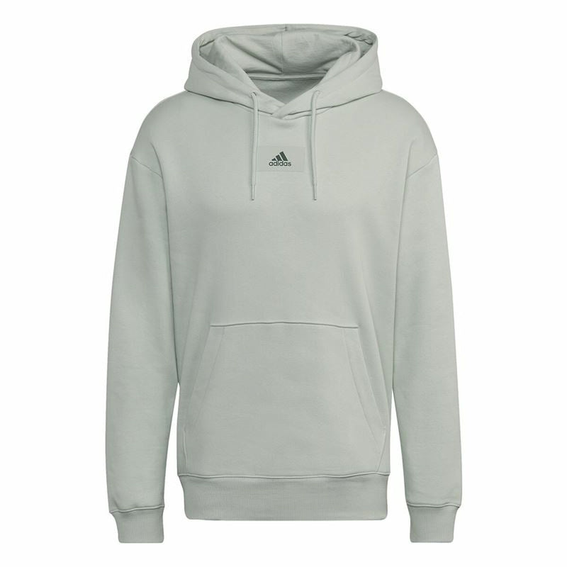 Herren Sweater mit Kapuze Adidas Essentials FeelVivid Hellgrün