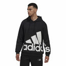 Herren Sweater mit Kapuze Adidas Essentials Schwarz