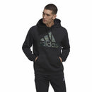 Herren Sweater mit Kapuze Adidas Camo French Terry Schwarz