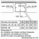 Kühl-Gefrierkombination BOSCH KGN36VIEA (186 x 60 cm)