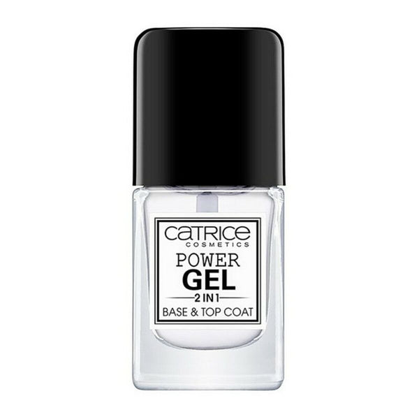 Nagellack Power Gel 2 in 1 Base and Top Coat Catrice (10,5 ml) (10,5 ml)