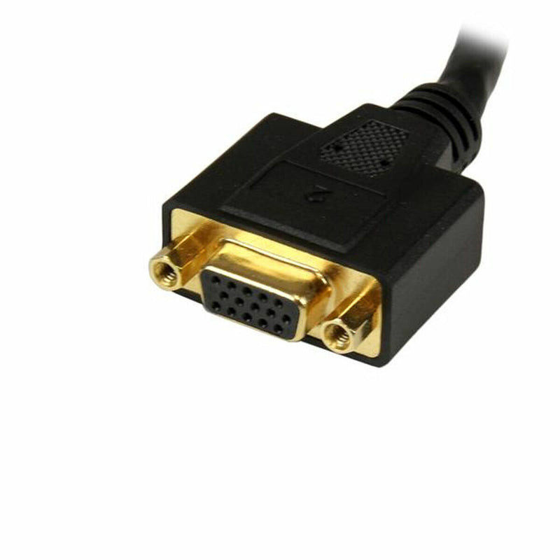 DVI-I -Kabel auf DVI-D und VGA Startech DVI92030202L         Schwarz 0,2 m