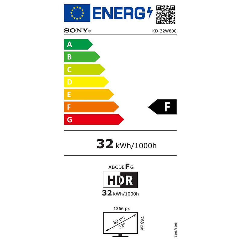 Smart TV Sony ‎KD32W800PAEP 32" HD DLED WiFi