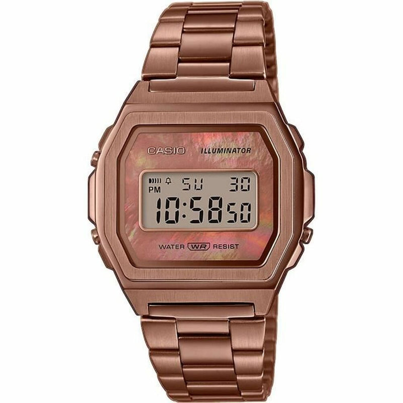 Damenuhr Casio A1000RG-5EF Rotgold