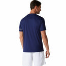 Herren Kurzarm-T-Shirt Asics Court SS Blau