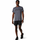 Herren Kurzarm-T-Shirt Asics Core Dunkelgrau