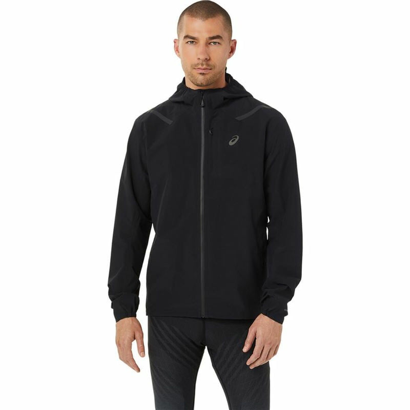 Sportjackefür Herren Asics Accelerate Wasserfest Schwarz