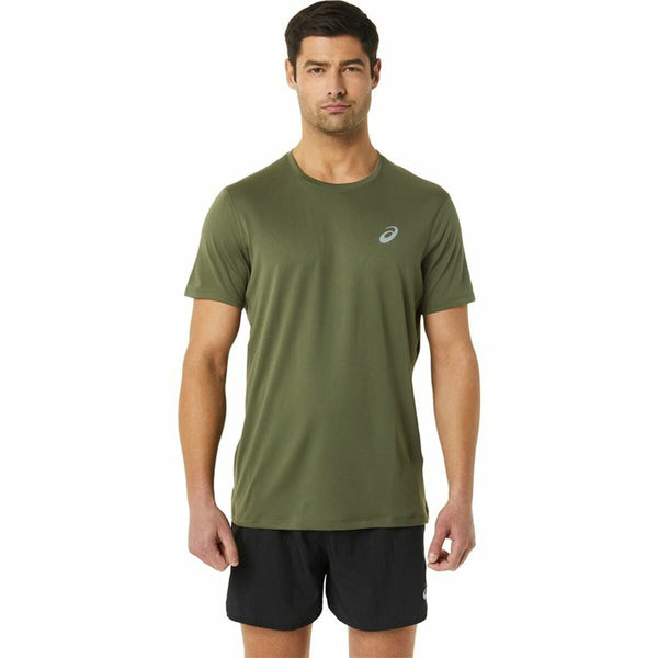 Herren Kurzarm-T-Shirt Asics Core Ss grün