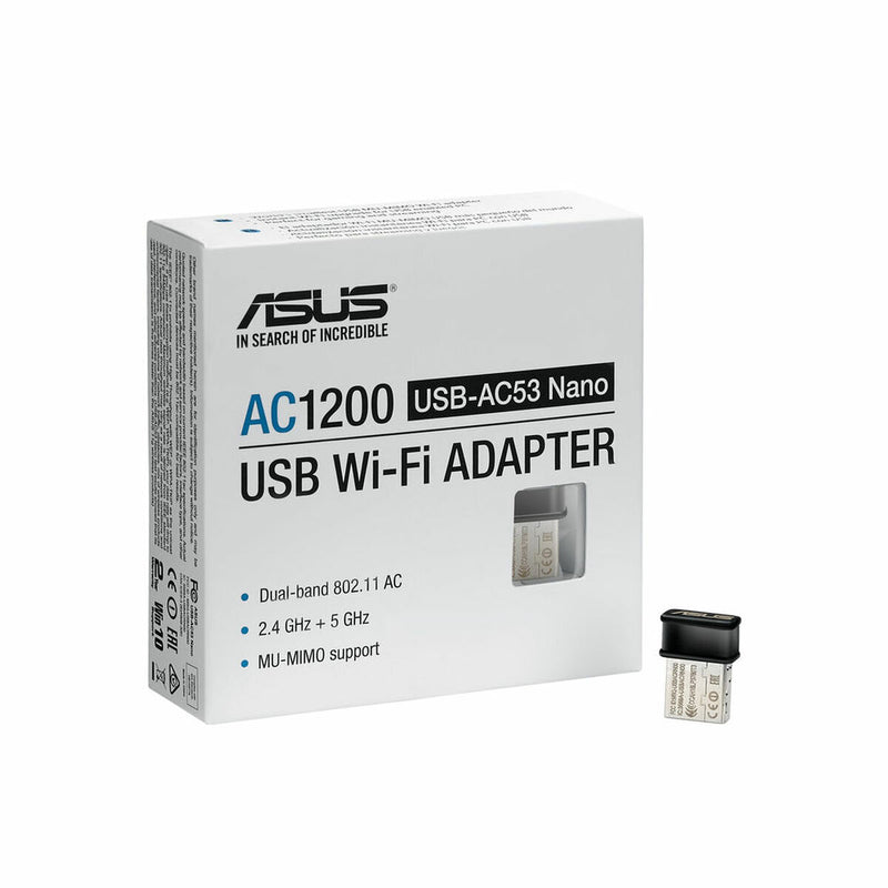 Netzadapter Asus USB-AC53 NANO WIFI 5 Ghz 867 Mbps (Restauriert A+)