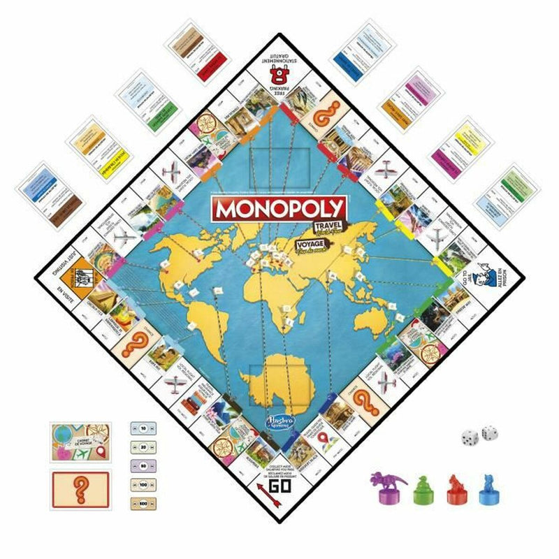 Tischspiel Monopoly Travel around the world (FR)