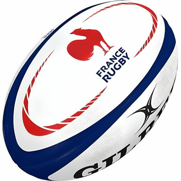 Rugby Ball Gilbert  FRANCE 5 Bunt Blau