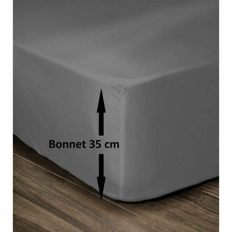 Bettlaken Lovely Home Dunkelgrau Doppelbett (140 x 190 cm)