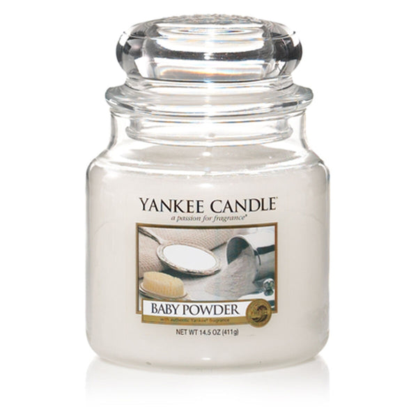 Duftkerze Yankee Candle Talkum-Puder (411 g)