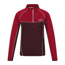 Fleece Regatta Hepley Lightweight Half-Zip Dunkelrot