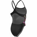 Damen Badeanzug Nike Fastback bk Schwarz