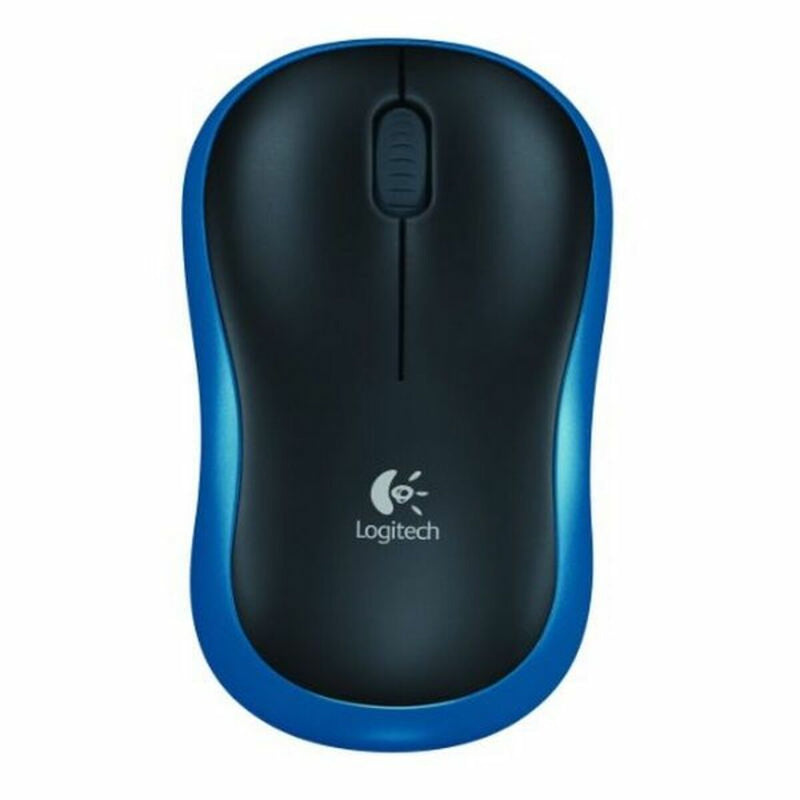 Optische Maus Logitech M185 Blau/Schwarz