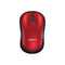 Schnurlose Mouse Logitech M185 Rot