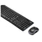 Tastatur mit Drahtloser Maus Logitech 920-004513 Schwarz Spanisch