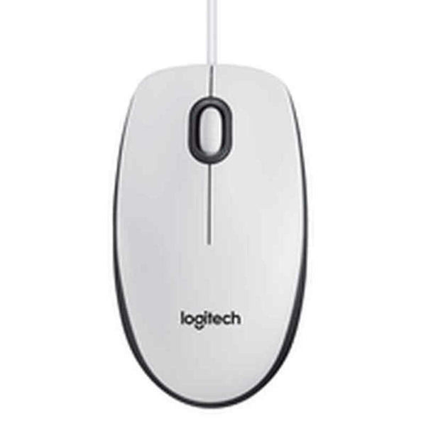 Optische Maus Logitech B100 800 dpi Weiß