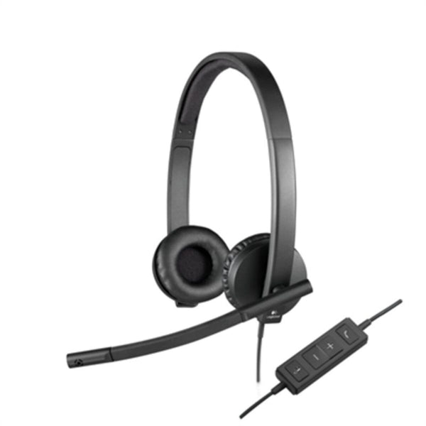 Diadem-Kopfhörer Logitech H570e Schwarz