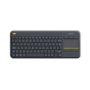 Touchpad mit Tastatur Logitech 920-007129 Wireless Französisch AZERTY (Restauriert B)