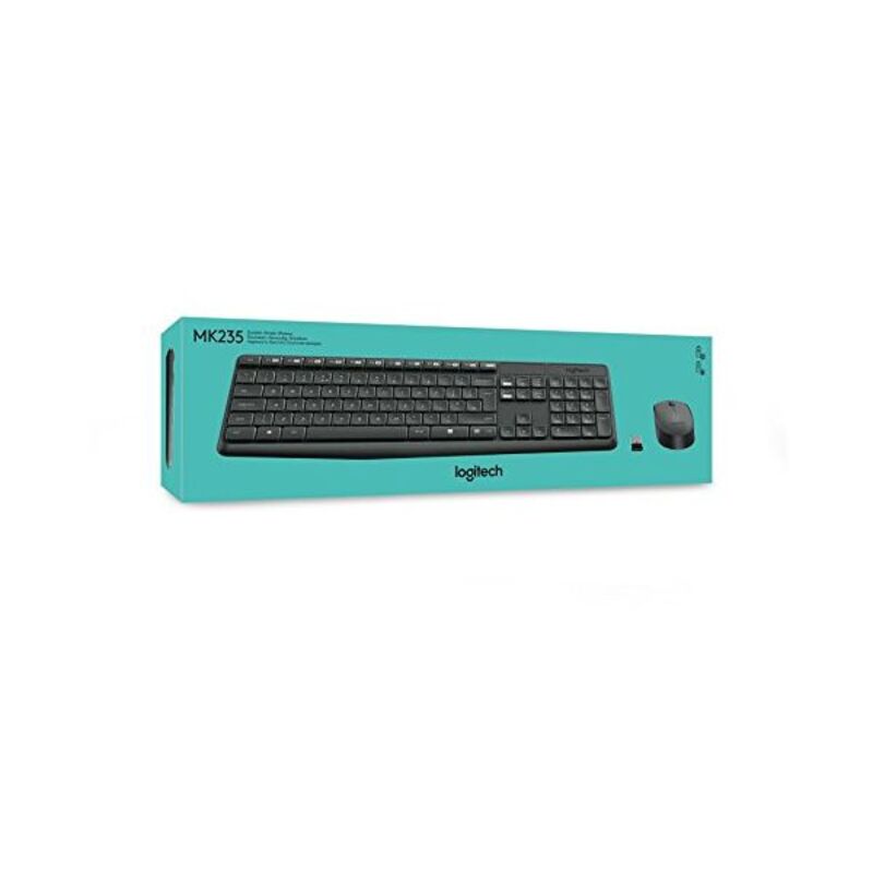 Tastatur mit Drahtloser Maus Logitech 920-007919 Grau