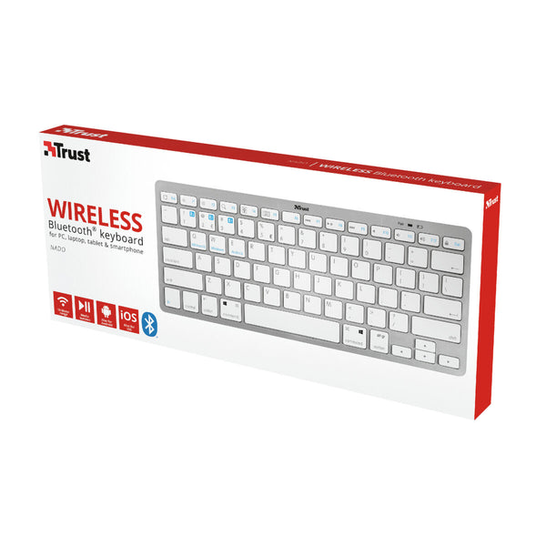 Bluetooth-Tastatur Trust 23748 Qwerty Spanisch