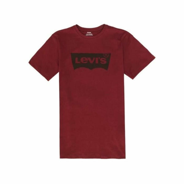 Kurzarm-T-Shirt Levi's Logo Granatrot S