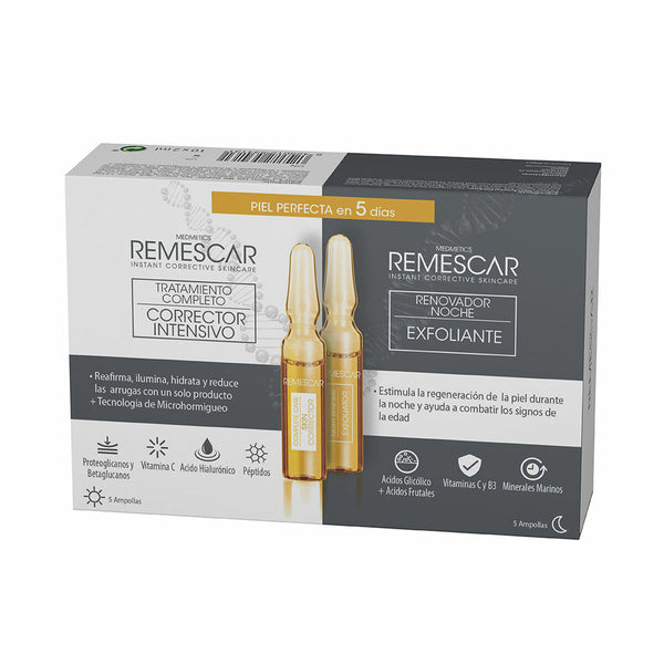 Ampullen Remescar Anti-Aging Gesichtsbehandlung Tag/Nacht (10 x 2 ml)