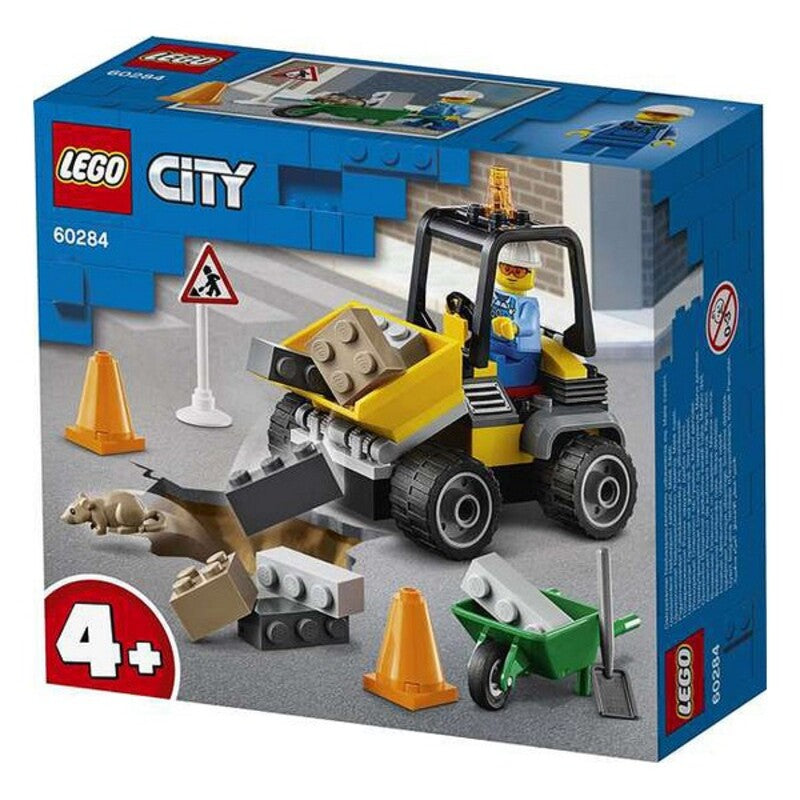 Playset City Roadwork Truck Lego 60284