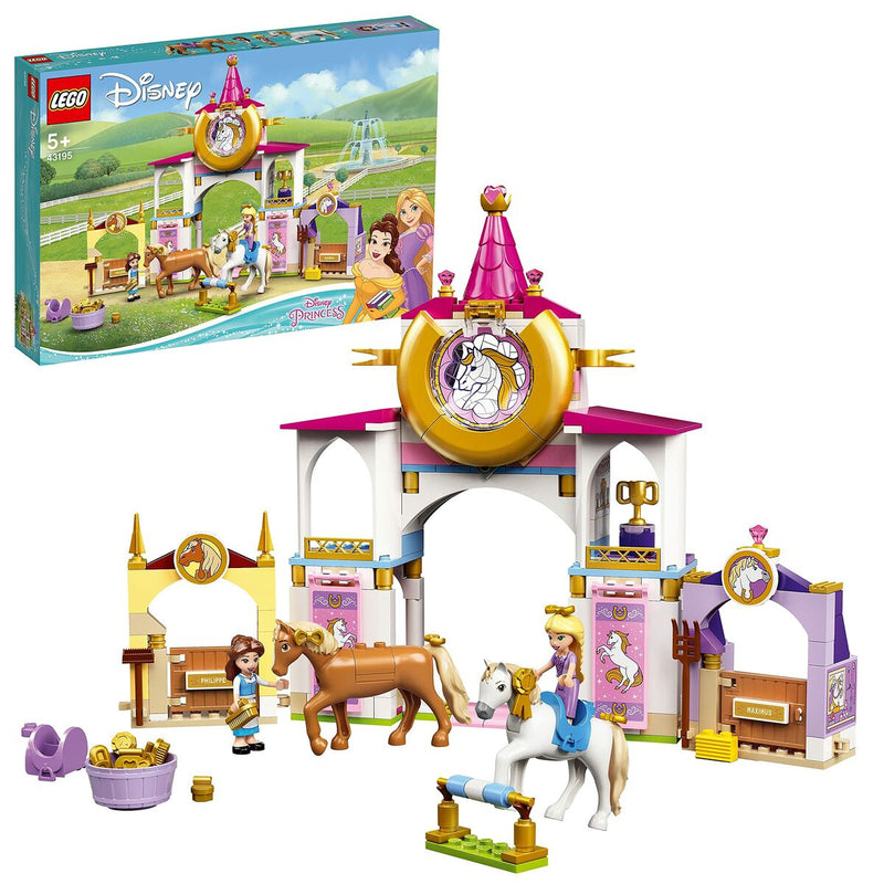 Playset Lego 43195 Belle and Rapunzel's Royal Stables