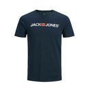 Herren Kurzarm-T-Shirt JJECORP LOGO TEE SS O-NECK NOSS  Jack & Jones  12137126  Marineblau