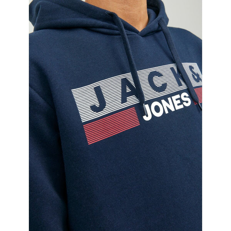 Herren Sweater mit Kapuze Jack & Jones Marineblau