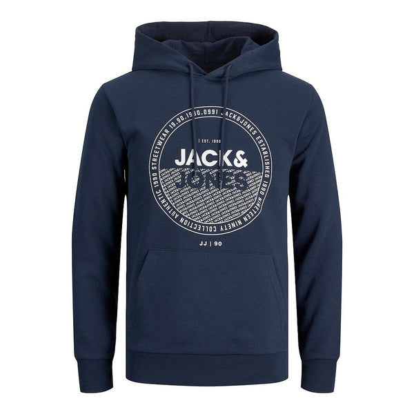 Herren Sweater mit Kapuze Jack & Jones JJRALF SWEAT HOOD 12222897 Marineblau