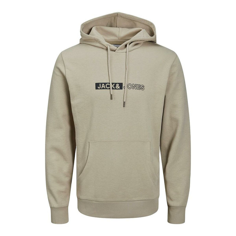 Herren Sweater mit Kapuze Jack & Jones  JJNEO SWEAT HOOD 12223701 Braun