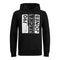 Herren Sweater mit Kapuze Jack & Jones JJJIO SWEAT HOOD 12222894  Schwarz