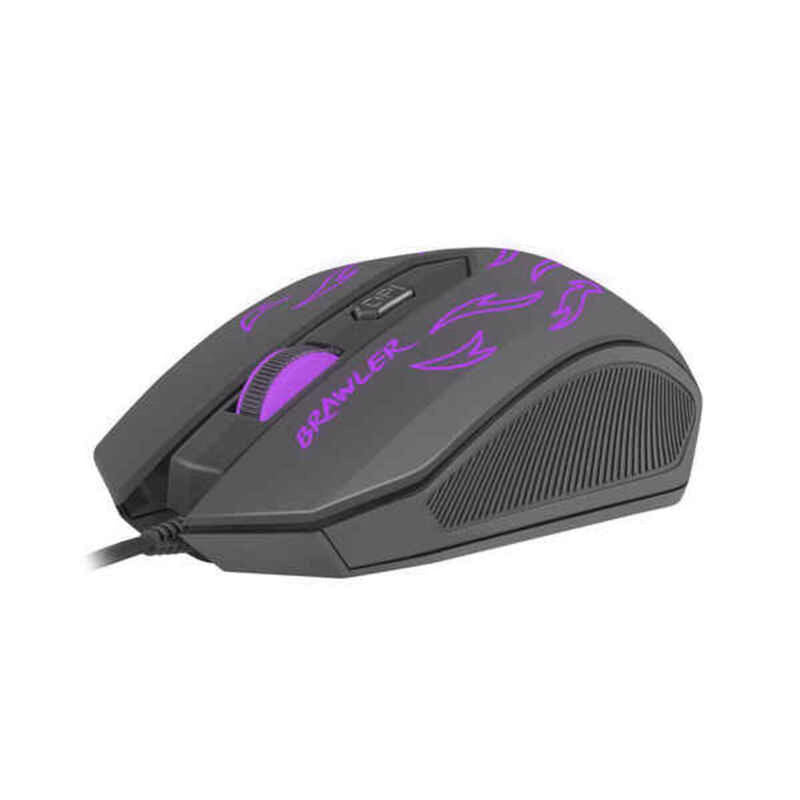 Gaming Maus Fury Brawler 1600 DPI Schwarz