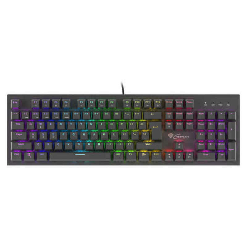 Gaming Tastatur Genesis NKG-1721 RGB Schwarz Spanisch