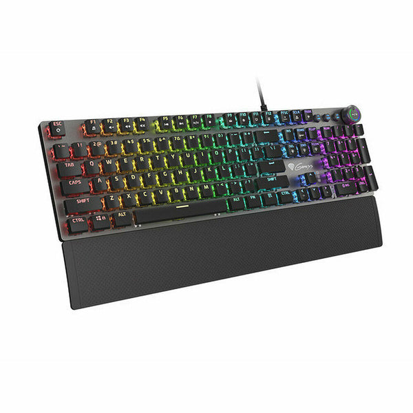 Gaming Tastatur Genesis THOR 380 Schwarz LED RGB Spanisch