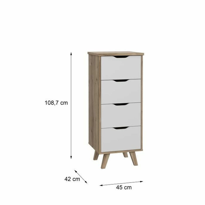 Schubladenschrank Vankka Eg (45 x 42 x 108 cm)